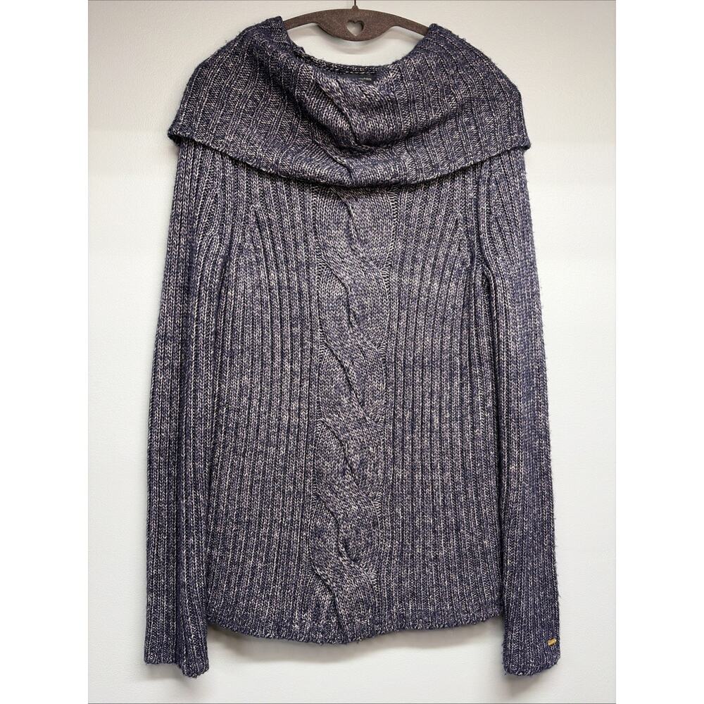 Tommy Hilfiger - Women’s Cable Knit Sweater Long Sleeve Wool/Alpaca Blend - Sz L